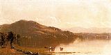 Sanford Robinson Gifford Famous Paintings - Mt. Merino on the Hudson near Olana